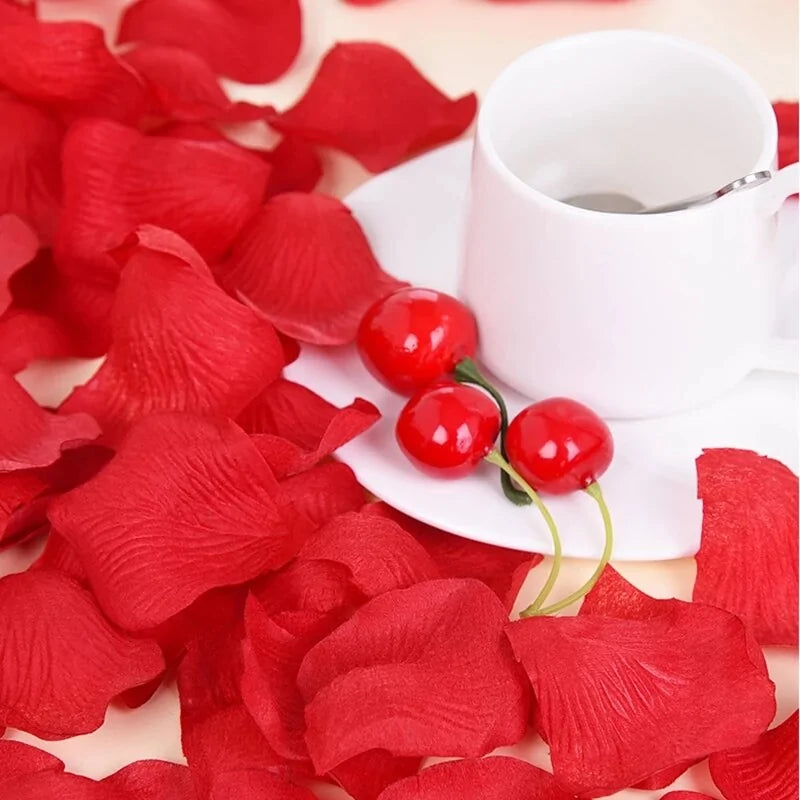 1,000 Fake Rose Petals – Perfect DIY Valentine’s Day & Party Decorations