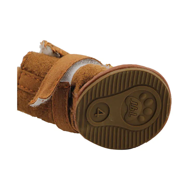 Pet Snow Boots – Cozy Cashmere Cotton Winter Boots for Dogs