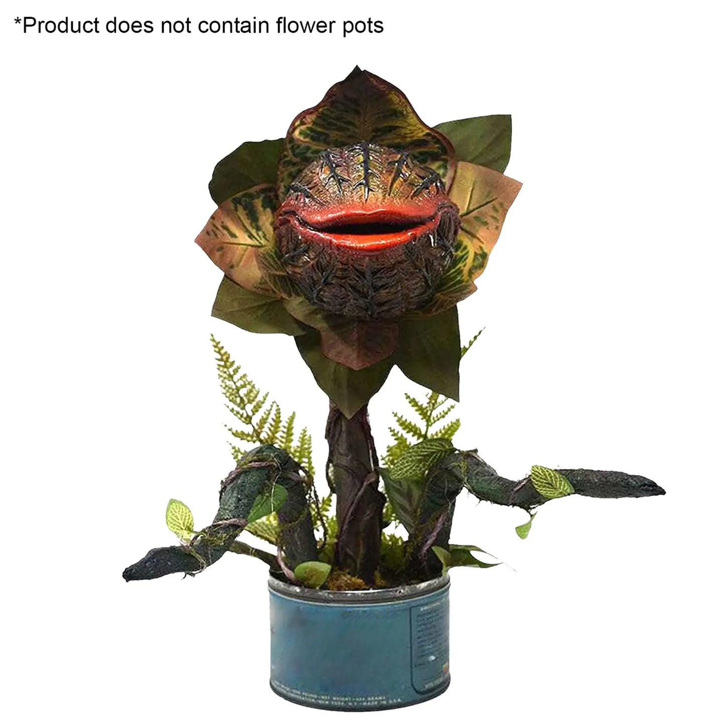 Realistic Piranha Plant Halloween Garden Decor – Creepy Outdoor Decoration