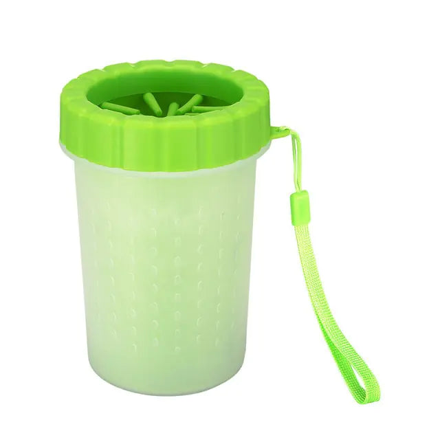 Pet Paw Cleaner Cup, green