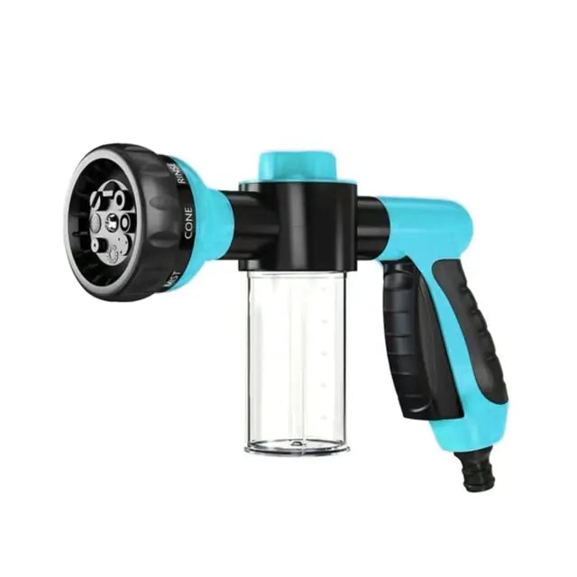 Pet Dog Shower Sprayer Adjustable Attachment for Garden Hose – 8 Watering Patterns