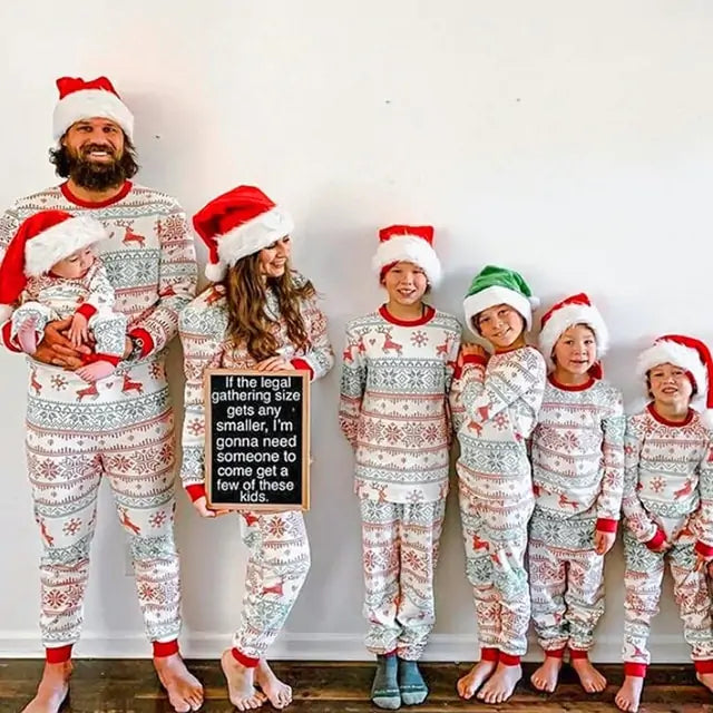 Christmas Family Pajama Set - Matching Holiday PJs for Cozy Family Moments