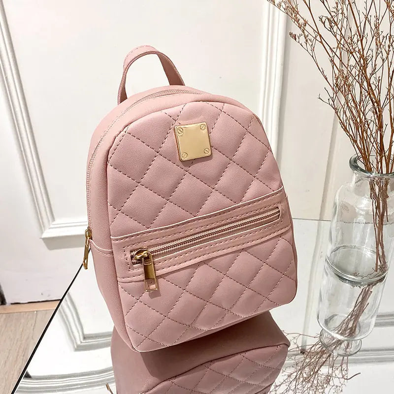 Mini Backpack for Women – PU Leather Multifunction Crossbody Bag
