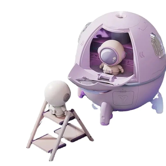 Space Capsule Humidifier-USB Type | Sleek & Efficient Air Refreshment
