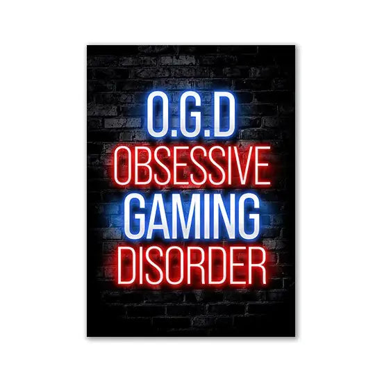 Game Room Decor Wall Posters – Level Up Your Space with Fun & Style