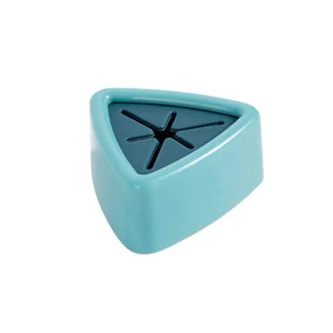 blue triangle with blue inside Wall Mount Towel Holder