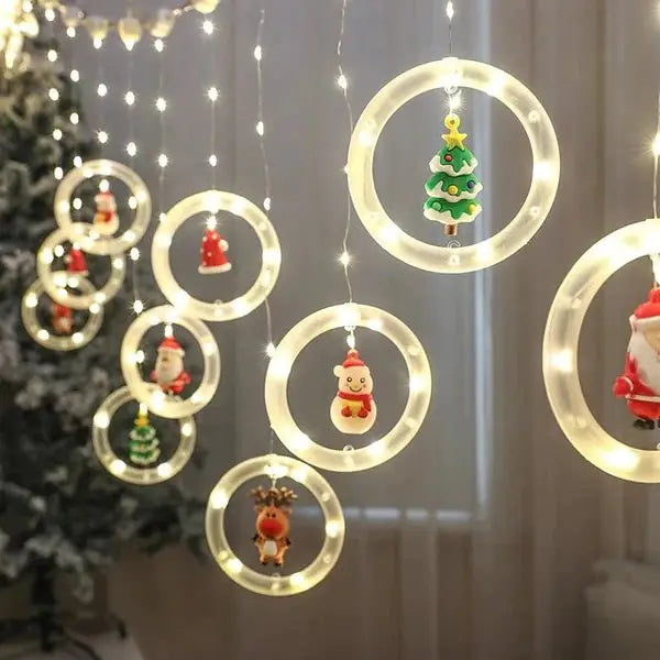 Christmas LED Holiday Light USB-Powered 8 Lighting Modes for Festive Decor