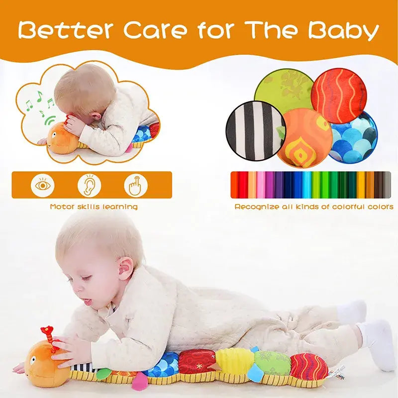 Musical Caterpillar Plush Toy for Infants & Toddlers