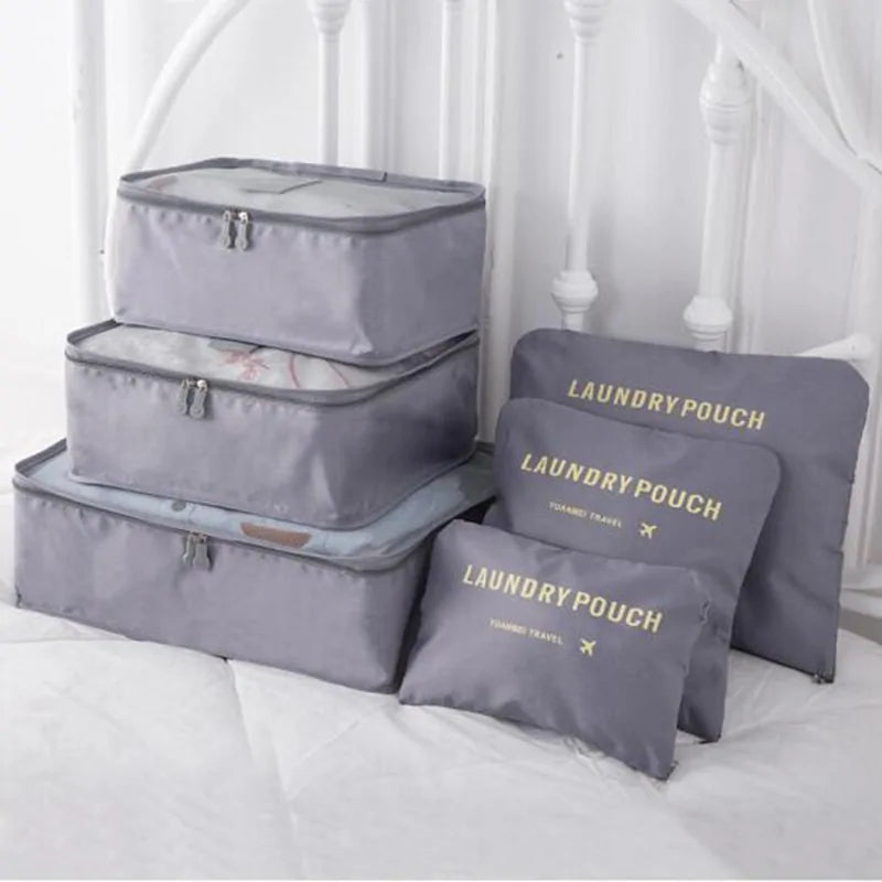 Travel Packing Cubes, gray