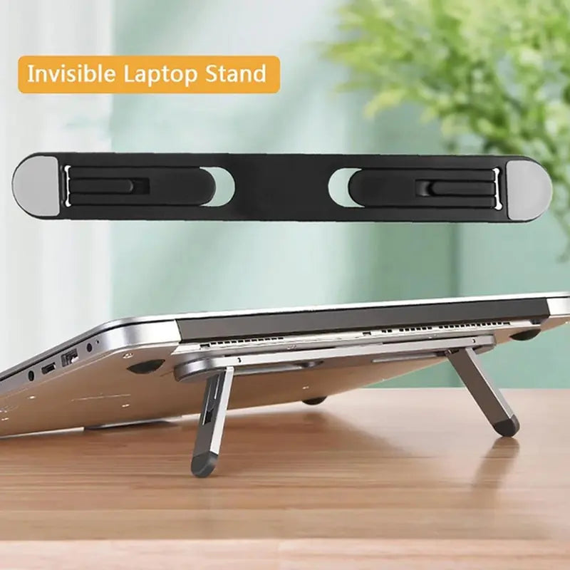 Ergonomic Laptop Stand, invisible feature