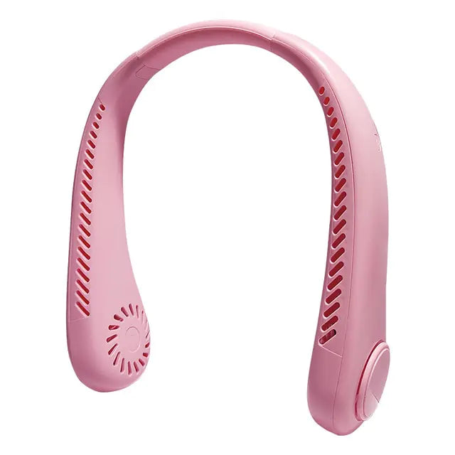 Bladeless Portable Hanging Mini Neck Fan | Hands-Free Cooling & Rechargeable