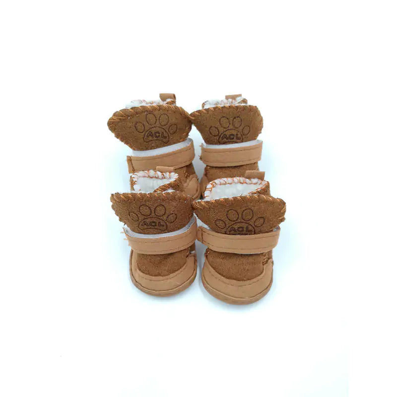 Pet Snow Boots – Cozy Cashmere Cotton Winter Boots for Dogs