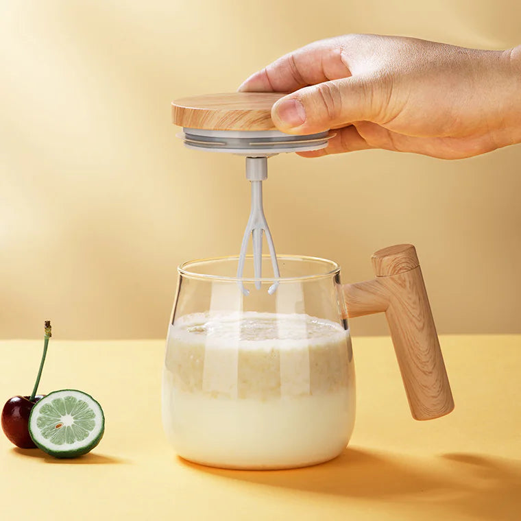 Self-Stirring Coffee Mug – Effortless Mixing for Drinks and More