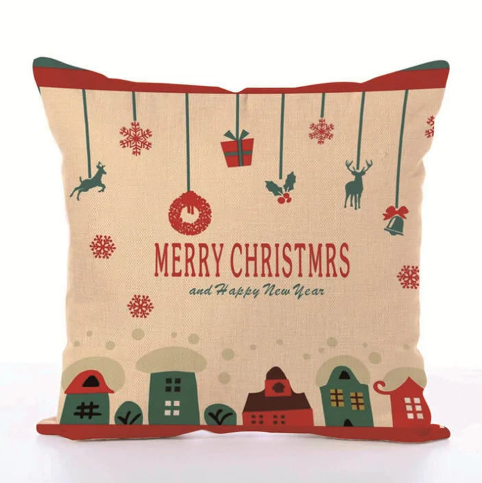 Christmas Pillow Covers Festive Holiday Cushion Covers for Seasonal Decor