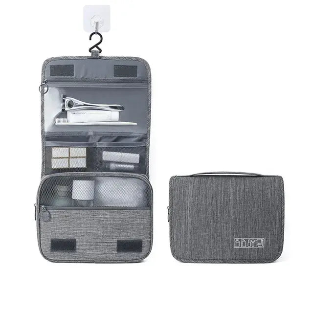 Foldable Toiletry Bag Organizer – Compact & Efficient Travel Companion