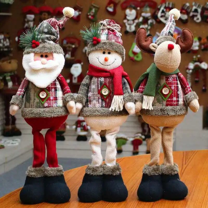 Christmas Dolls Tree Decor - Whimsical Holiday Tree Ornaments for Festive Cheer