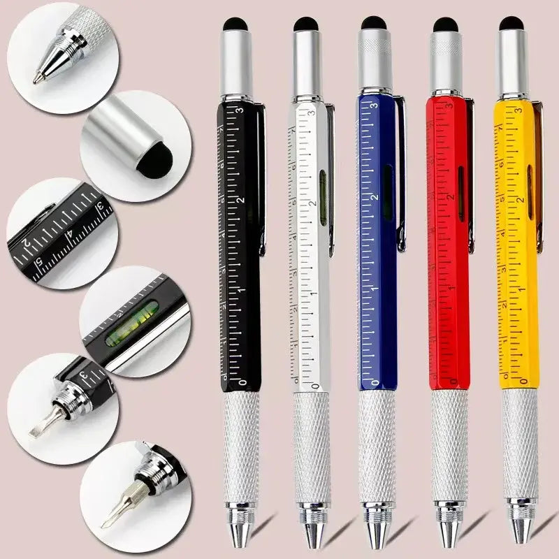 7-in-1 Multi Ballpoint Pen – Ultimate Tool for Everyday Use