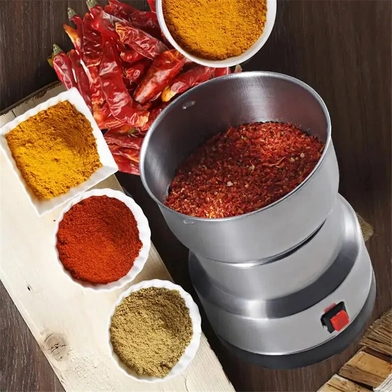 Mini Electric Coffee & Spice Grinder – Kitchen Essential for Grinding Beans, Nuts & Spices
