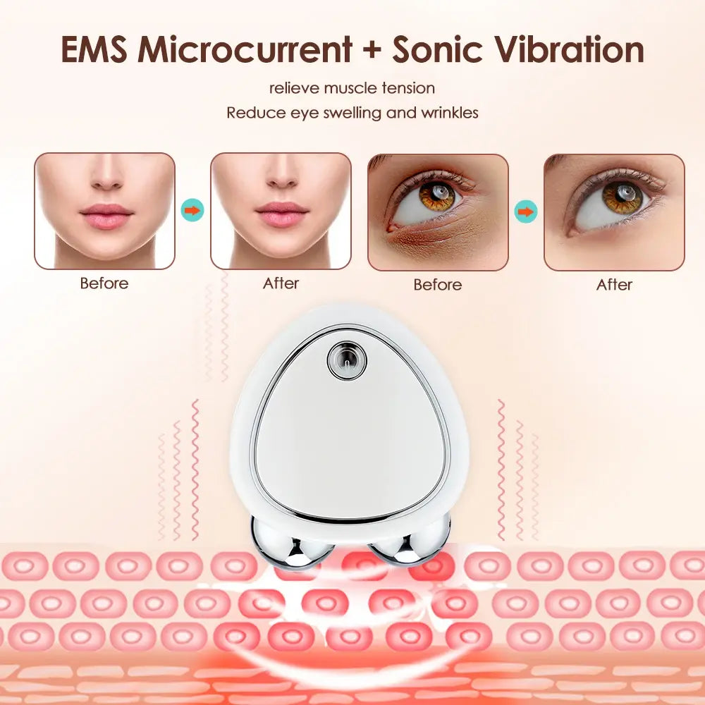 Portable Microcurrent Facial Massager – Firming & Rejuvenating Skin