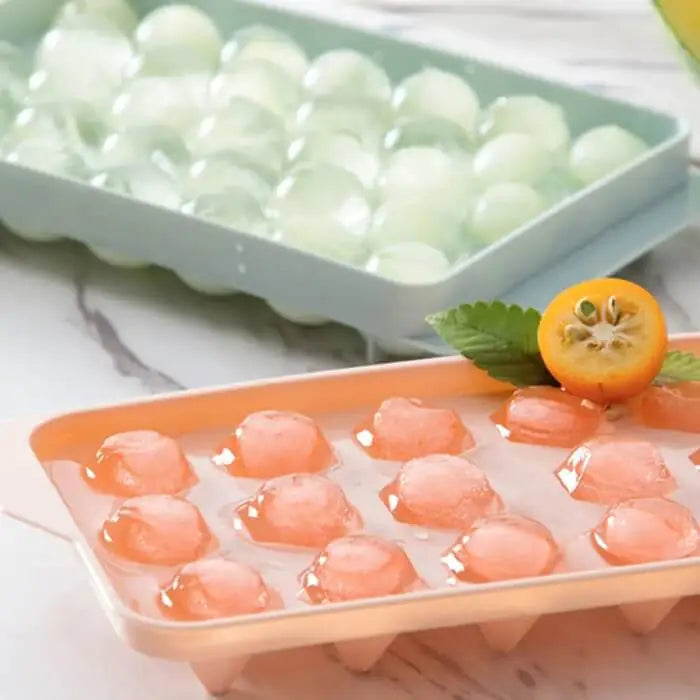 fruit flavored ice in a Round Ice Ball Mold
