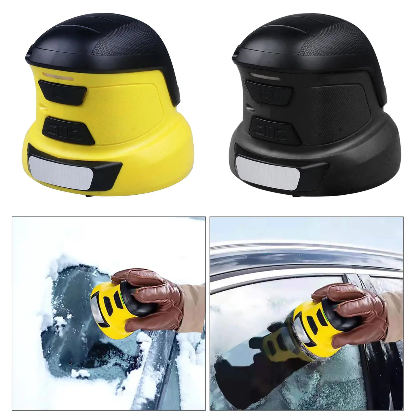 Rechargeable Car Snow Defroster – Electric Snow Scraper for Clear Windshield