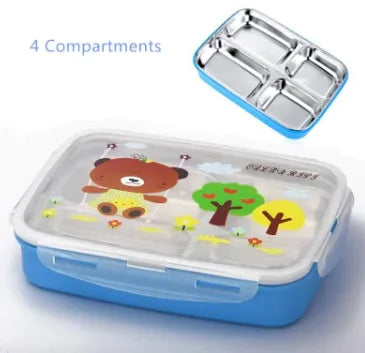 Stainless Bento Lunch Box, blue