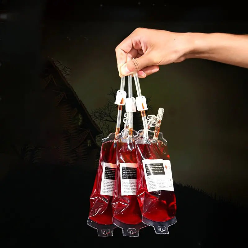 400ml Cosplay Blood Bag – Halloween Drink Holder for Themed Parties