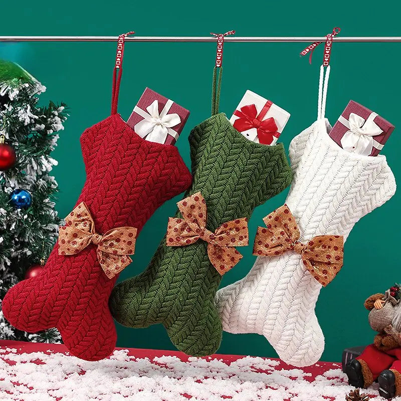Christmas Pet Stockings Festive Design for Dogs and Cats with Personalized Fillings