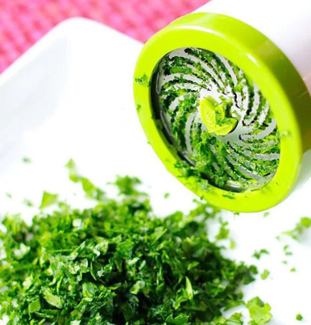 Herb Grinder Spice Mill Parsley Shredder Chopper - Quick & Easy Herb Preparation