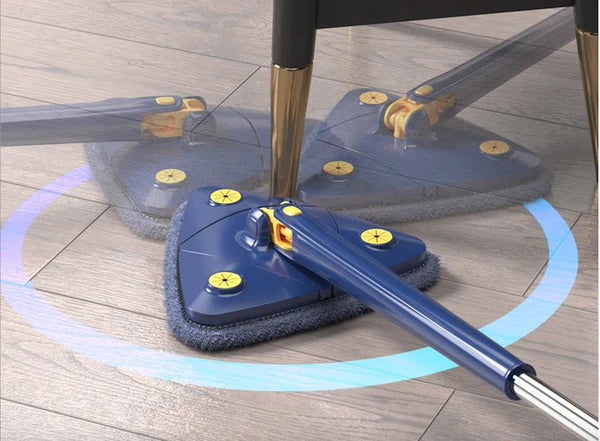 Self-Squeeze Triangular Mop – Effortless Cleaning for Tight Spaces