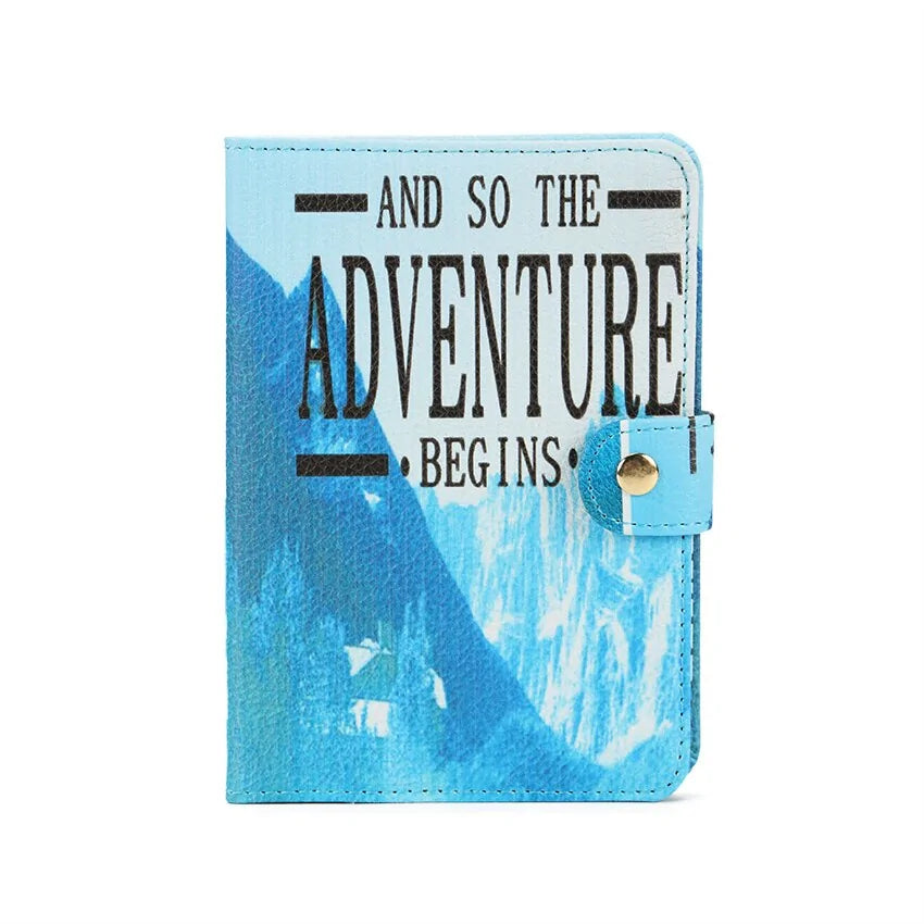 Stylish Passport Holder, adventure print