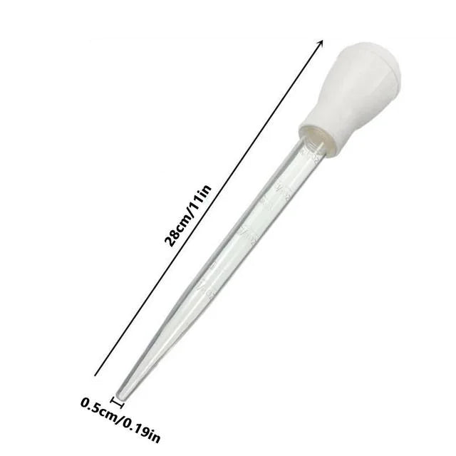 2 PCS Meat & Poultry Baster - Heat Resistant BPA Free 30ML Syringe for Turkey and Meat