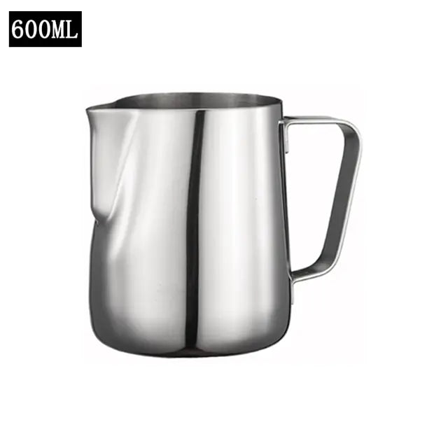 Precision Stainless Steel Coffee Pitcher with Ergonomic Handle