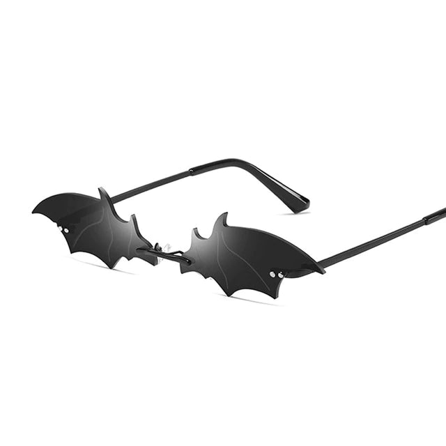 Halloween Bat Sunglasses, black lenses