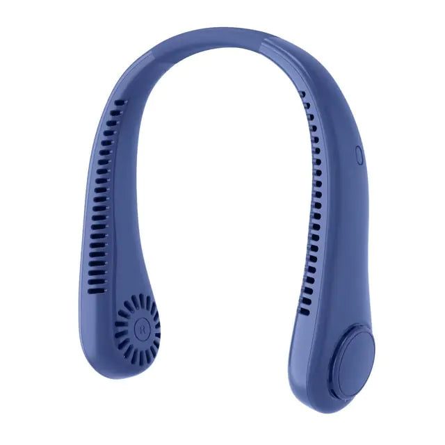 Bladeless Portable Hanging Mini Neck Fan | Hands-Free Cooling & Rechargeable