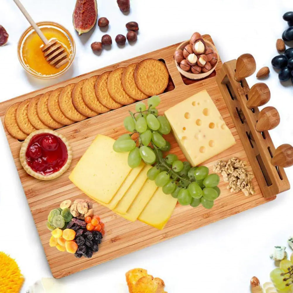 Eco-Friendly Damp-Proof Wooden Charcuterie Platter – Elegant, Sustainable Party Serving Board