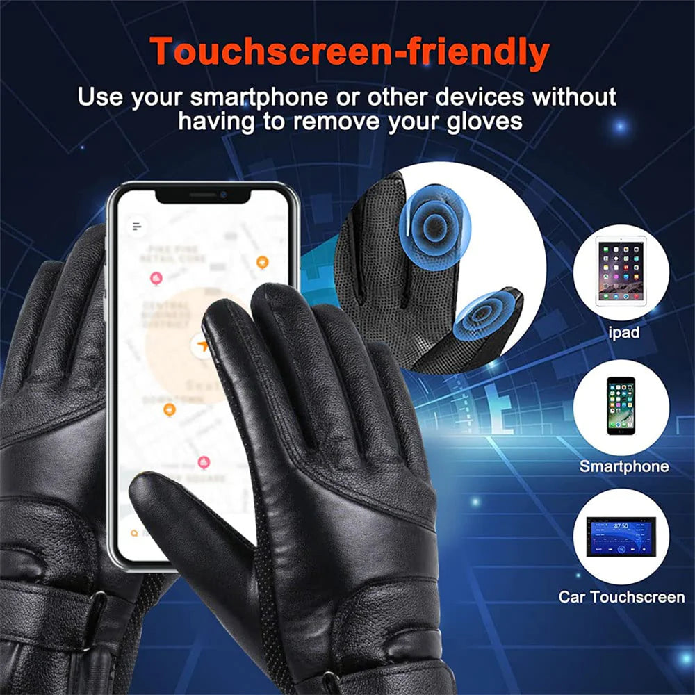 Electric USB Heated Gloves – Winter Warming Thermal Ski Snow Hand Warm Windproof