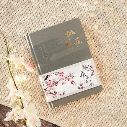 Chinese Style Hardcover Notebook – Vibrant Colorful Pages for Creative Expression