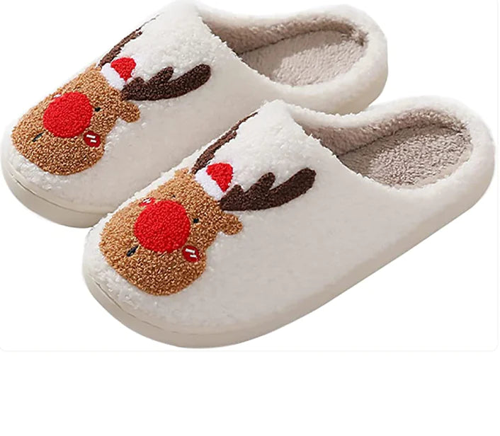 Cozy Christmas Slippers – Warm, Comfortable Holiday Indoor/Outdoor Slides