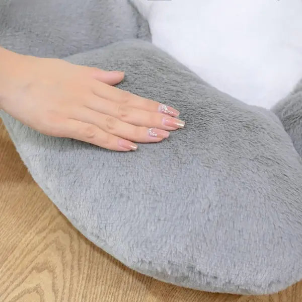 Cat Bear Paw Plush Seat Cushion – Super Soft Stuffed Floor Pillow for Cozy Comfort