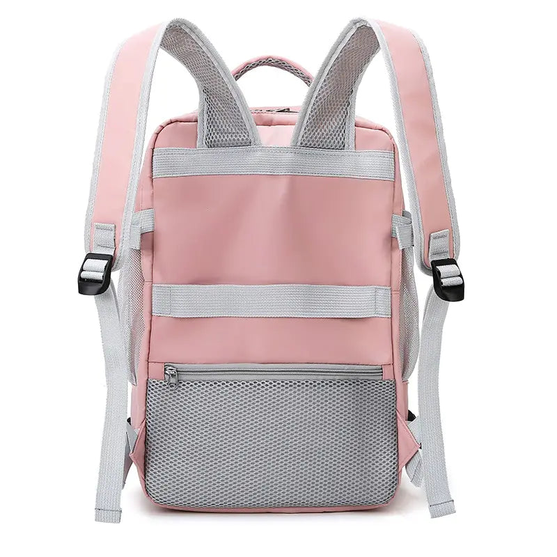 Travel Essentials Backpack, back view