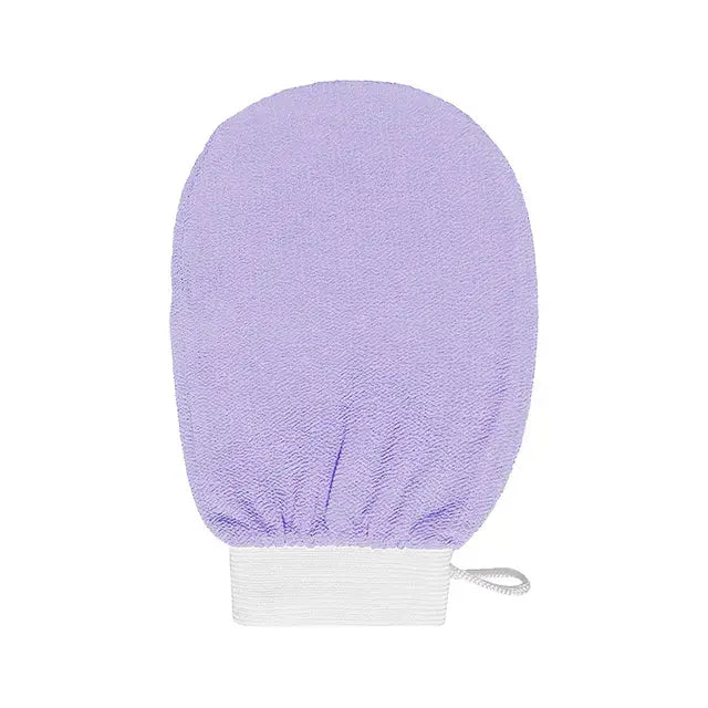 Exfoliating Shower Gloves, purple