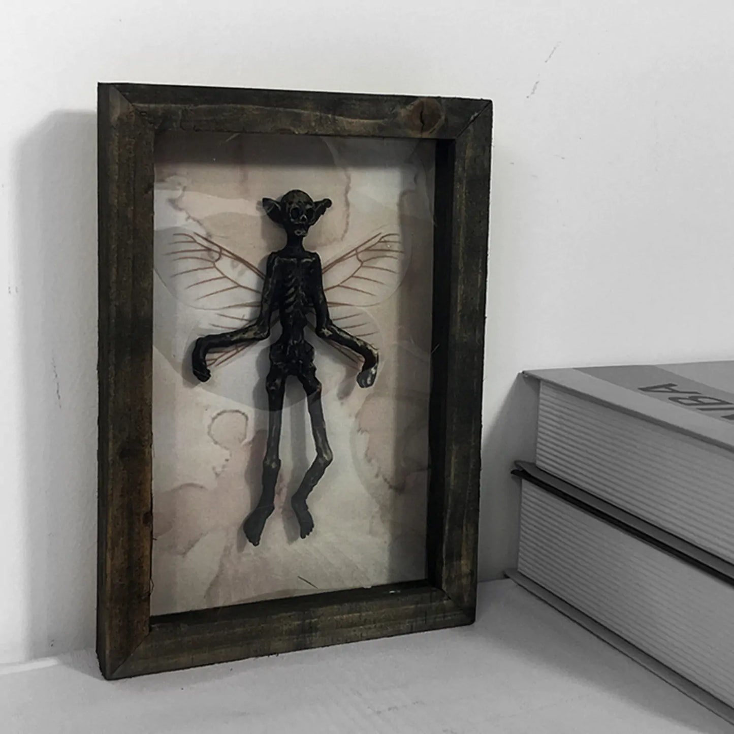 Halloween Goth Fairy Mythical Creature Solid Wooden Photo Frame