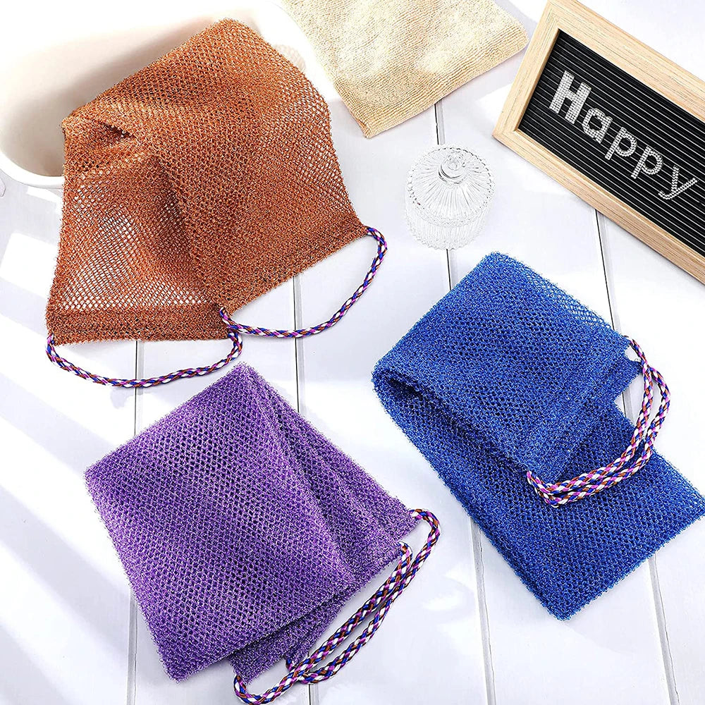 African Exfoliating Sponge folded