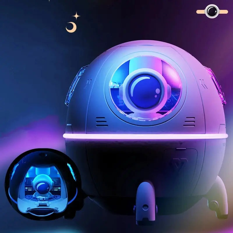Space Capsule Humidifier-USB Type | Sleek & Efficient Air Refreshment