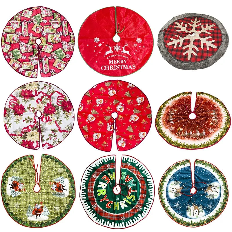 Christmas Tree Skirt Elegant Holiday Decor