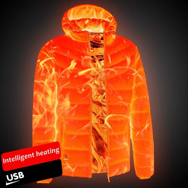 Heated Jacket with 19 Heat Zones & Adjustable Settings for Ultimate Comfort