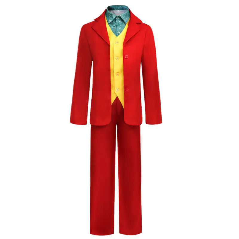 Halloween Joker Costume for Adults with Signature Accessories and Vibrant Colors
