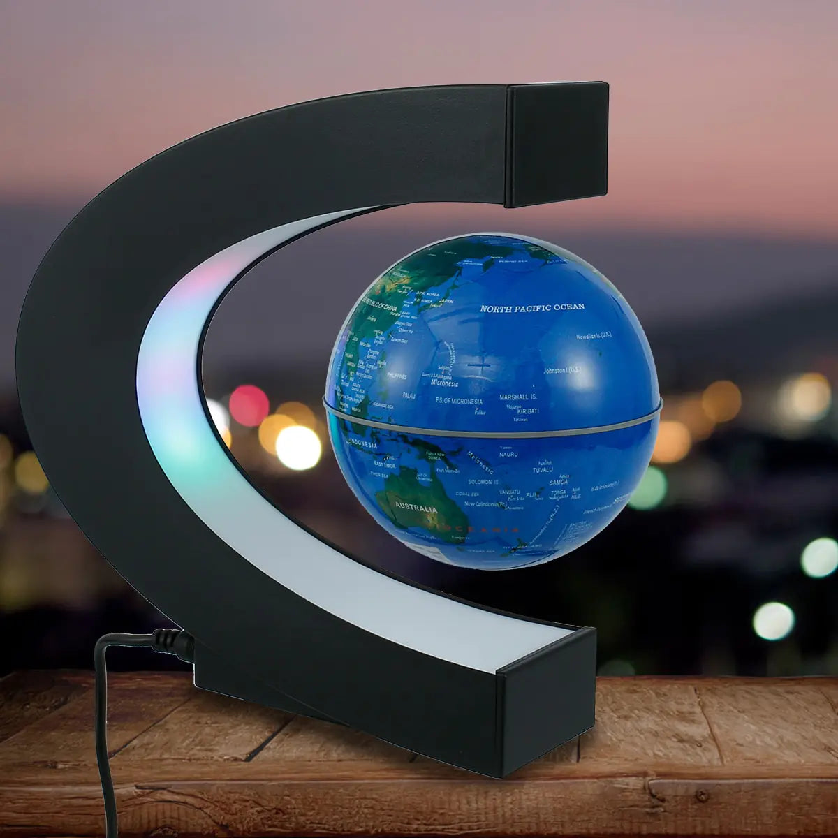 Levitating Magnetic Globe LED Lamp – Mesmerizing Floating Light for Modern Spaces