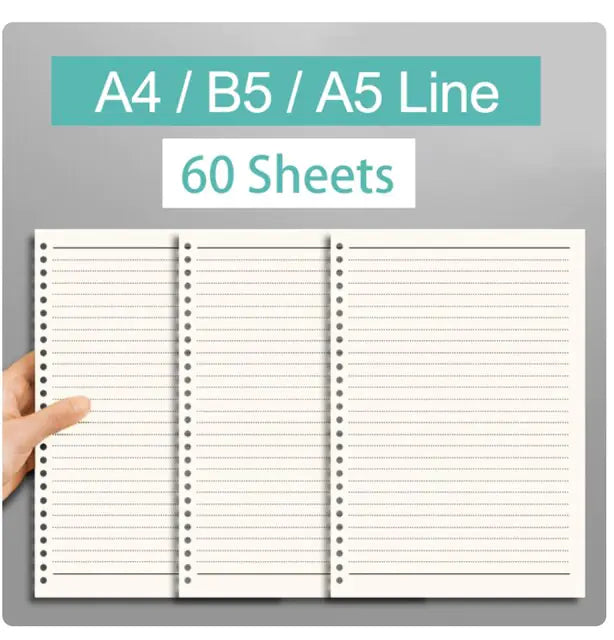 Clear Cover Notebook, line paper